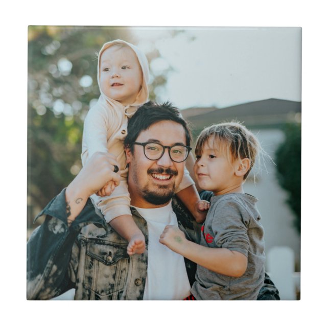 Azulejo Foto de familia personalizado personalizada (Frente)