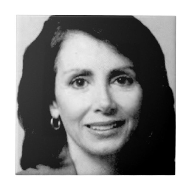 Azulejo Foto de Nancy Pelosi para el Congreso (Frente)