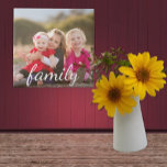 Azulejo Foto familiar<br><div class="desc">Regalos personalizados con fotos familiares. Crédito de la foto: Photography © Storytree Studios, Stanford, CA.</div>
