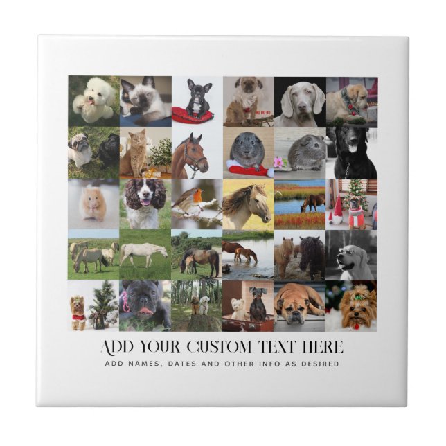 AZULEJO FOTO GIFTS TEMPLATES PERSONALIZADO MASCOTAS AMIGOS (Frente)