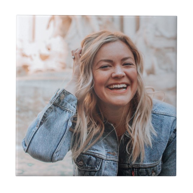 Azulejo Foto personalizada (Frente)