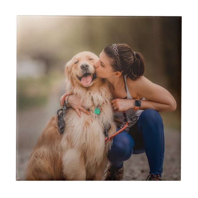 Azulejo Foto personalizada personalizada (Frente)