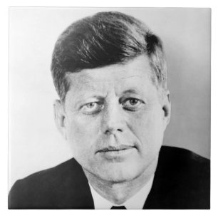 Azulejo Foto Presidencial del Presidente Americano John Ke