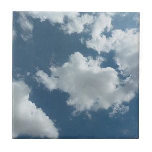 Azulejo Fotografía abstracta de cielo nublado