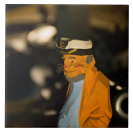 Azulejo fotográfico de cerámica grande del capitán