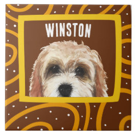 Azulejo Fotograma fotográfico personalizado de Cockapoo Ti