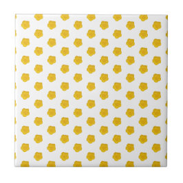 Azulejo Fotos de flores silvestres de color amarillo dorad