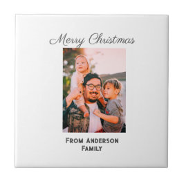 Azulejo Fotos de navidad amor moderno simple mor familiar