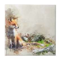 Fox en la pintura salvaje