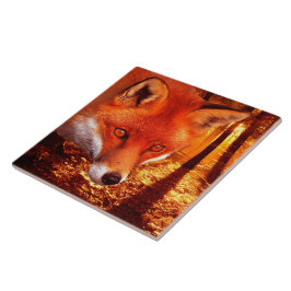 Azulejo Fox rojo