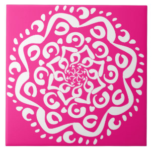 Azulejo Foxglove Mandala