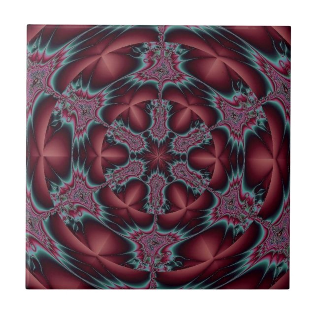 Azulejo Fractal 12 mosaico (Frente)