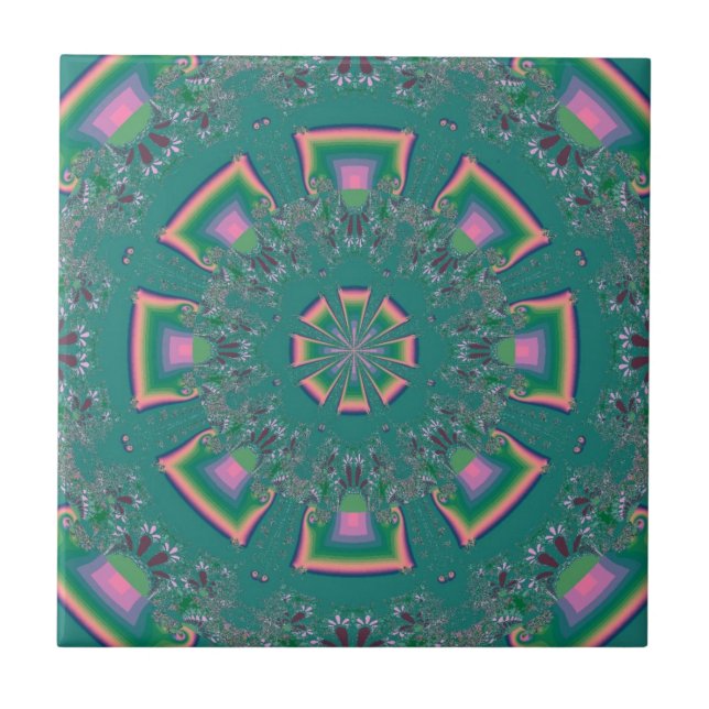 Azulejo Fractal 21 mosaico (Frente)