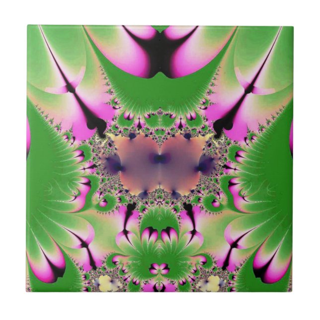 Azulejo Fractal 25 mosaico (Frente)