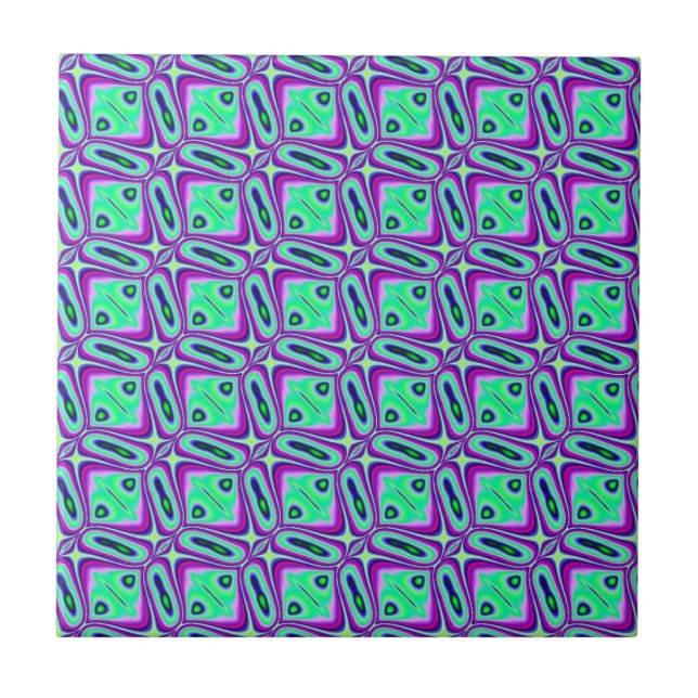Azulejo Fractal 54 mosaico (Frente)