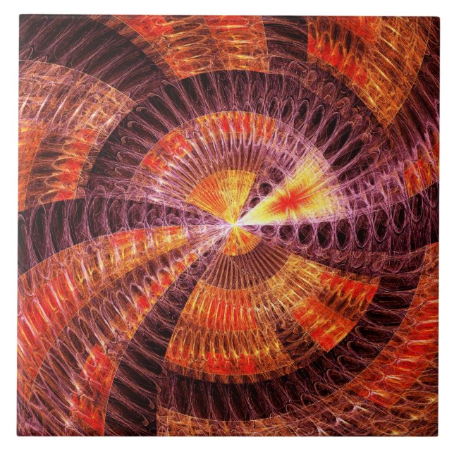 Azulejo Fractal - Abstracto - La Constante (Frente)