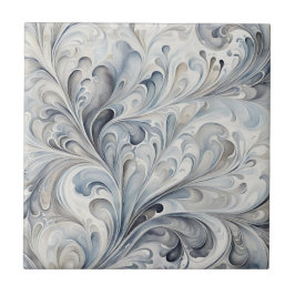 Azulejo Fractales grises