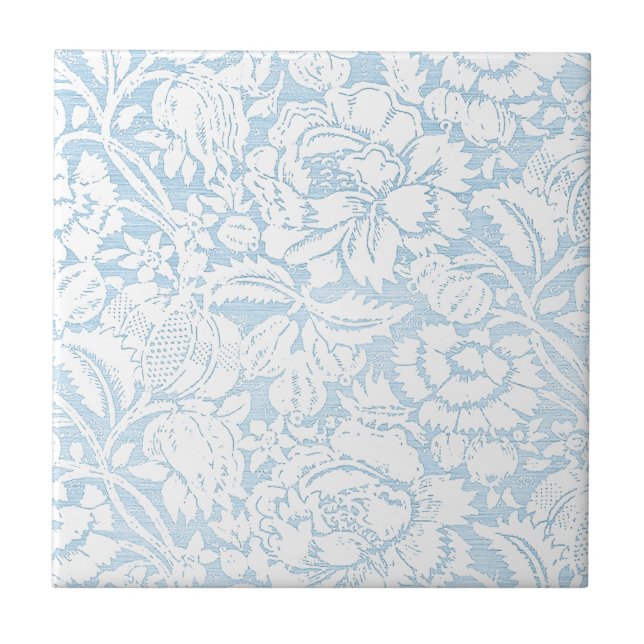 Azulejo Francés azul lamentable Toile (Frente)