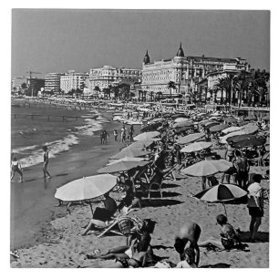 Azulejo Francia vintage Cannes la playa