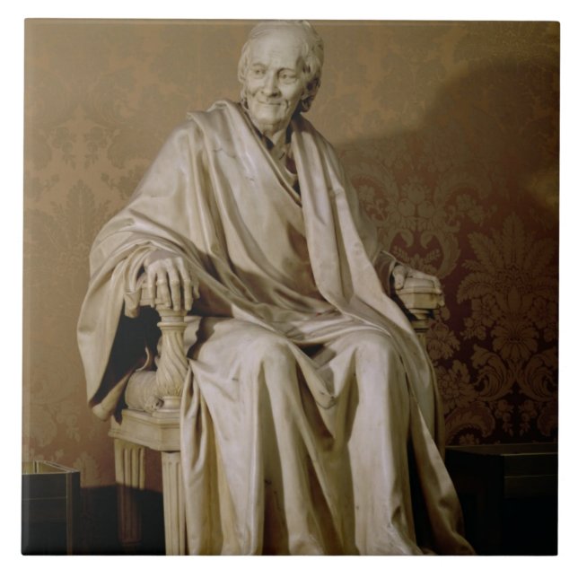 Azulejo Francois-Marie Arouet Voltaire (1694-1778) 1781 (m (Frente)