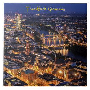 Azulejo Frankfurt, Alemania en Twilight