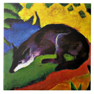 Azulejo Franz Marc - Zorro Azul