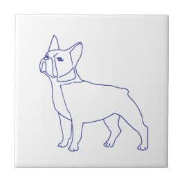 Azulejo Französische Bulldogge