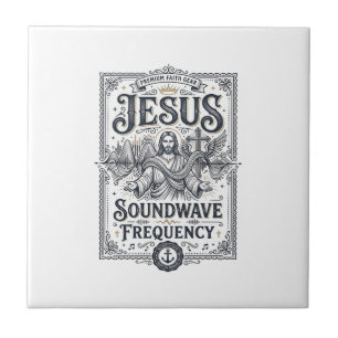 Azulejo Frecuencia de onda de sonido de Jesús Frecuencia d