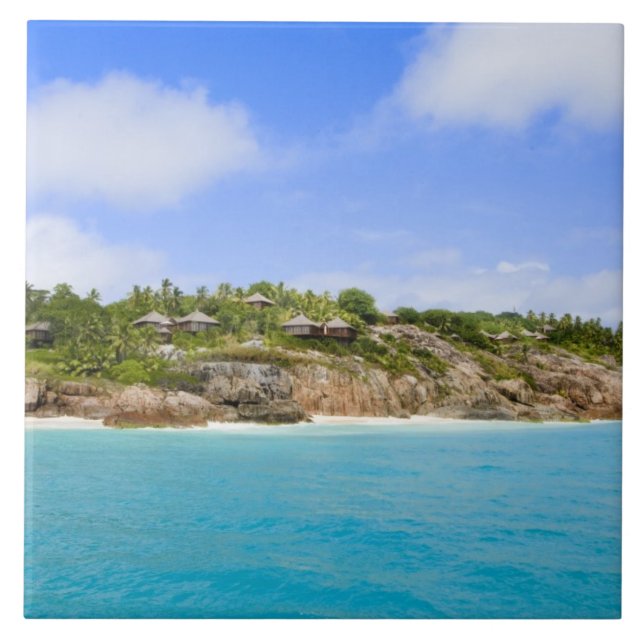 Azulejo Fregate Island resort (PR) (Frente)