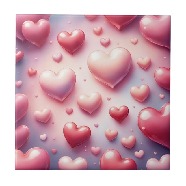 Azulejo Frenesí del Corazón (Frente)
