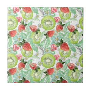 Azulejo Fresa y kiwi.