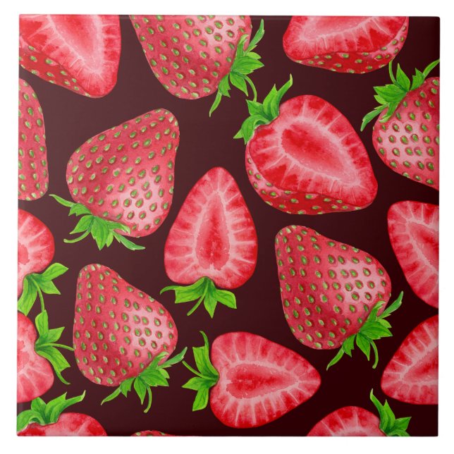 Azulejo Fresas (Frente)
