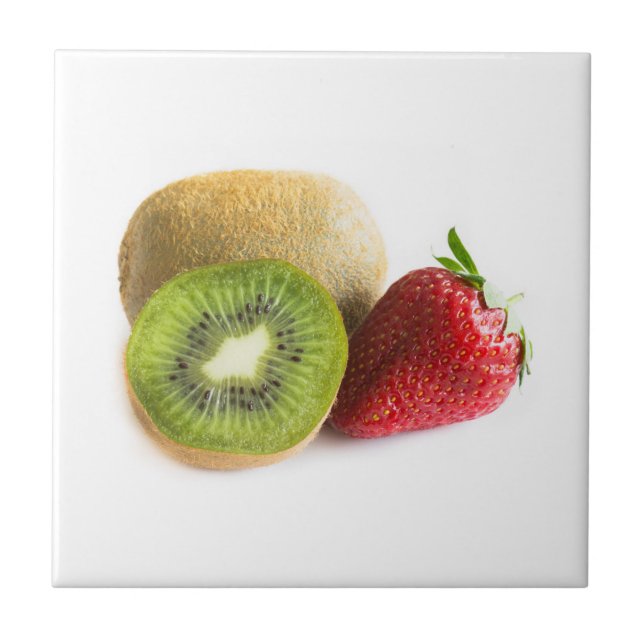 Azulejo Fresas y kiwi (Frente)