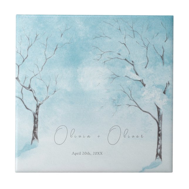 Azulejo Frescura del invierno (Frente)