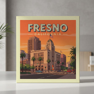 Azulejo Fresno California Antiguo