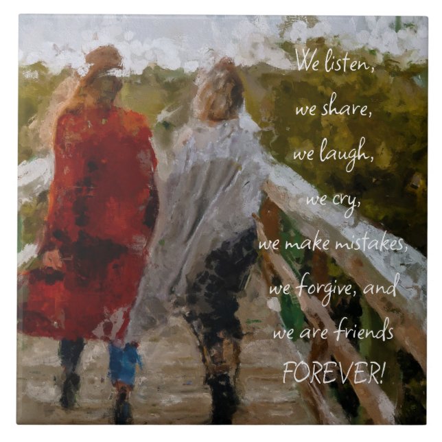 AZULEJO FRIENDS FOREVER TILE (Frente)