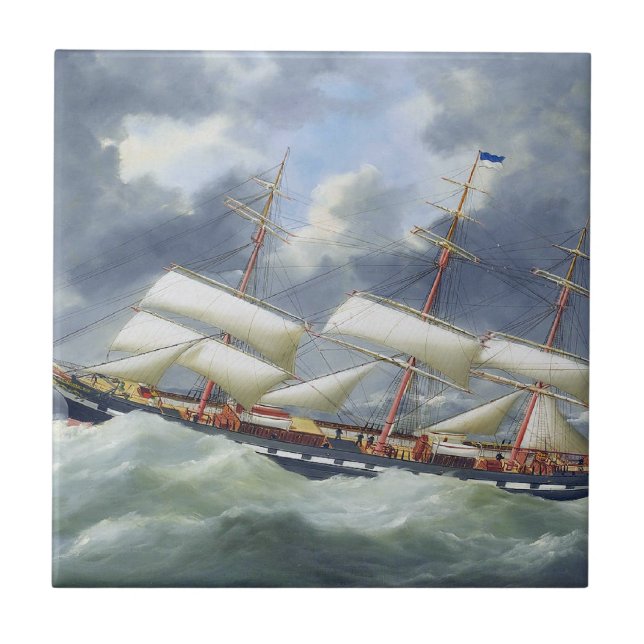 Azulejo Frigate Training ship Atalanta 1885 (Frente)