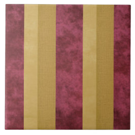 Azulejo Frisas contemporáneas de arándano, oro, crema de m