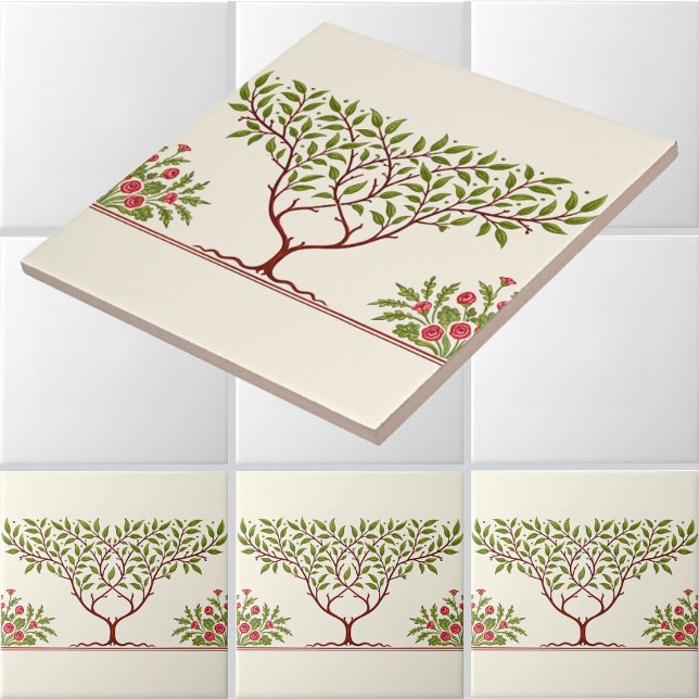 Azulejo Friso Little Tree para William Morris (Subido por el creador)