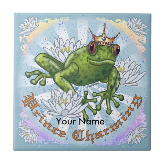 Azulejo Frog Prince Charming tile (Frente)