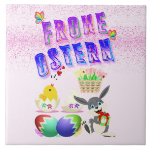 Azulejo Frohe Ostern