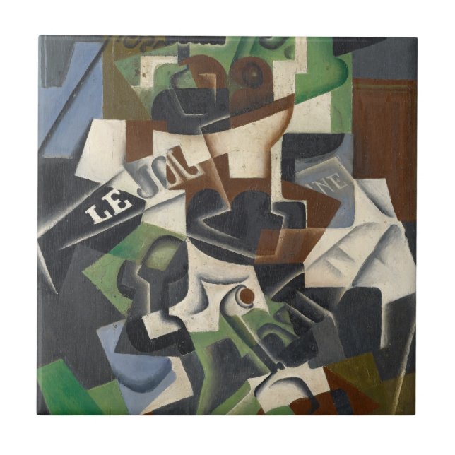 Azulejo Fruit Bowl, Pipe and Journal, 1917 (Frente)