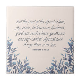 Azulejo Fruta del espíritu