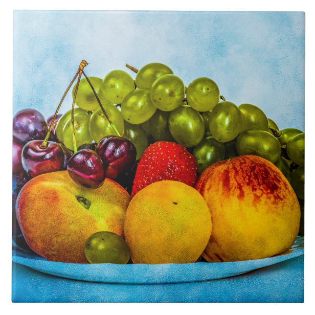 Azulejo Frutas de verano (Frente)