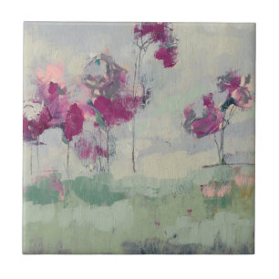 Azulejo Fuchsia Treeline