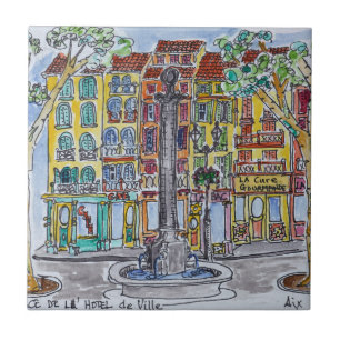 Azulejo Fuente de la Plaza del Ayuntamiento