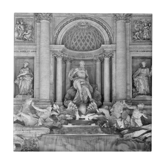 Azulejo Fuente del Trevi de Roma (Frente)