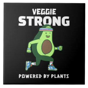 Azulejo Fuerte Veggie, Impulsado por plantas