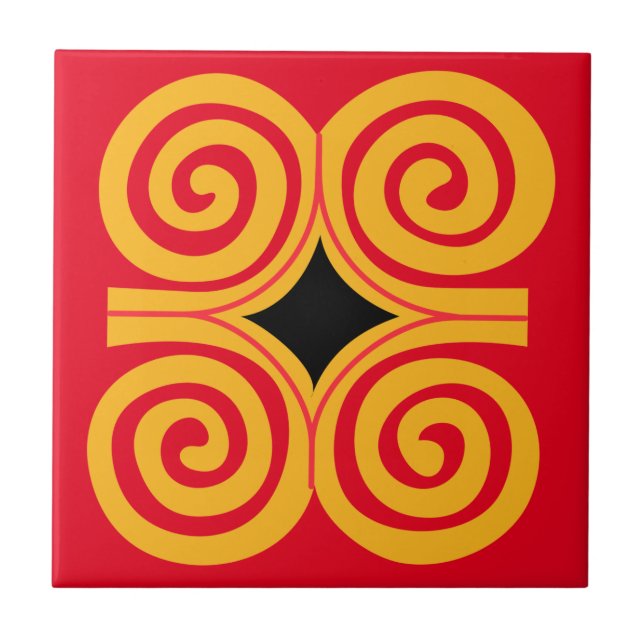 Azulejo Fuerza Adinka (Frente)