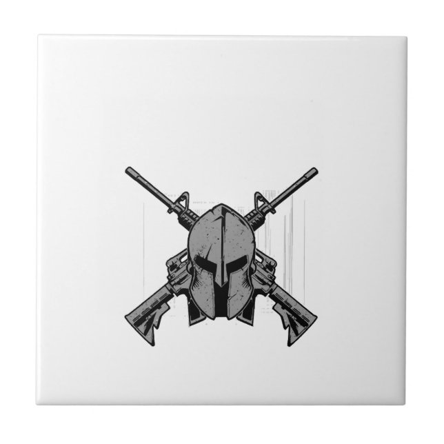 Azulejo Fuerza militar  (Frente)